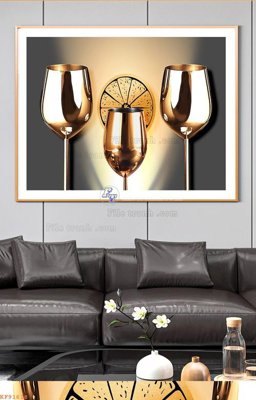 Tải file File tranh hiện đại pha lê gương KF91618 (gốc) làm tranh treo tường