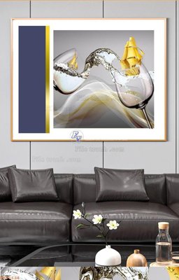 Tải file File tranh hiện đại pha lê gương KF91624 (gốc) để in ấn ngay