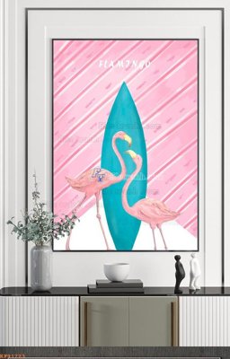 File tranh gốc File tranh hiện đại pha lê gương KF91723 (bản quyền) độc đáo