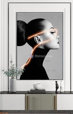 File in lụa File tranh hiện đại pha lê gương KF91749 (hoa văn) File tranh hiện đại pha lê gương KF91749