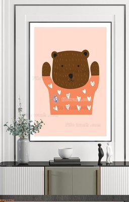 Ảnh mô tả file gốc in mica File tranh hiện đại pha lê gương KF91776