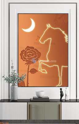 File gốc File tranh hiện đại pha lê gương KF91780 (in lụa) chi tiết cao