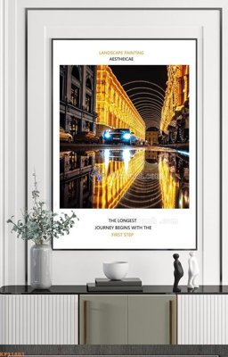 File gốc File tranh hiện đại pha lê gương KF91801 (in lụa) tranh phong thủy