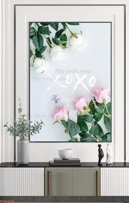File gốc in ấn File tranh hiện đại pha lê gương KF91819 chất lượng vượt trội