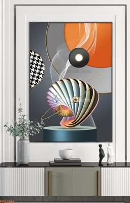 File gốc File tranh hiện đại pha lê gương KF91904 (in ấn) không giới hạn