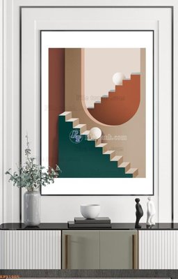 Chi tiết file gốc File tranh hiện đại pha lê gương KF91905 (cho in tráng gương)