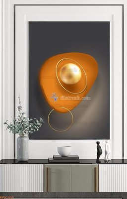 File ảnh File tranh hiện đại pha lê gương KF91935 (gốc) in Hiflex