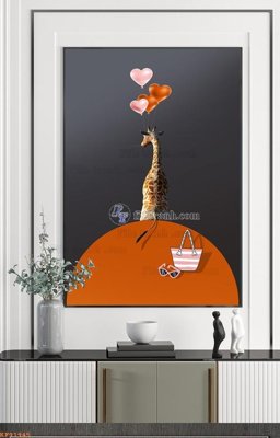 File PSD File tranh hiện đại pha lê gương KF91945 (gốc) cho in quảng cáo