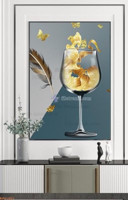 Tải về file gốc File tranh hiện đại pha lê gương KF91953 (chuẩn in ấn)