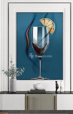 File gốc File tranh hiện đại pha lê gương KF91954 (ảnh chi tiết) để in trần