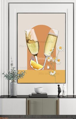 Download file File tranh hiện đại pha lê gương KF91961 (gốc) in mica đèn LED