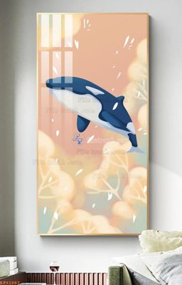 File gốc File tranh hiện đại pha lê gương KF91987 (trang trí) phòng làm việc