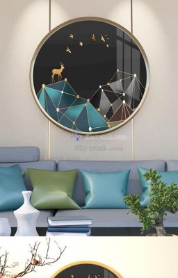 Tải về file gốc File tranh hiện đại pha lê gương KF92095 (chuẩn in ấn)