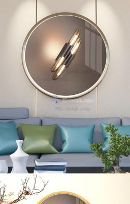 Tệp tin gốc File tranh hiện đại pha lê gương KF92109 (dùng cho in ấn) chuyên nghiệp