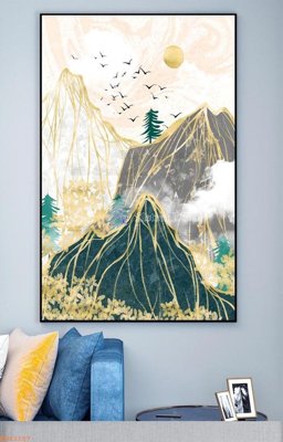 File tranh File tranh hiện đại pha lê gương KF92157 (ảnh gốc) độc quyền