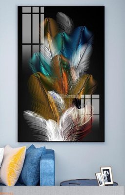 File gốc File tranh hiện đại pha lê gương KF92162 (phong cách) châu Âu