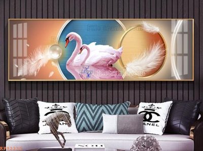 File ảnh File tranh hiện đại pha lê gương KF92232 (gốc) trang trí khách sạn