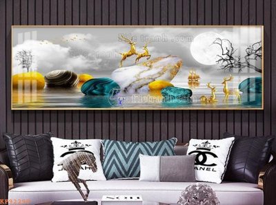 Download file gốc File tranh hiện đại pha lê gương KF92299 (in mica) trang trí