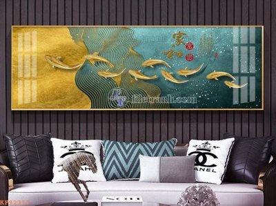 File tranh File tranh hiện đại pha lê gương KF92317 (ảnh gốc) in trần 3D