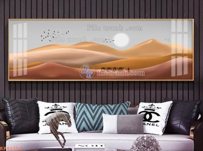 File PSD in ấn File tranh hiện đại pha lê gương KF92358 (chất lượng cao)