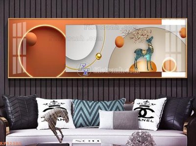 Download file gốc File tranh hiện đại pha lê gương KF92382 (in mica) trang trí