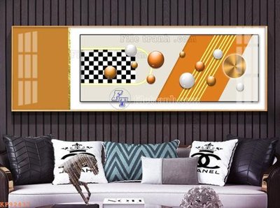 File tranh gốc File tranh hiện đại pha lê gương KF92437 (bản quyền) độc đáo