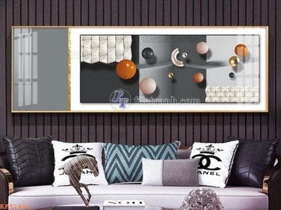 Ảnh gốc File tranh hiện đại pha lê gương KF92441 (nét căng) in mica