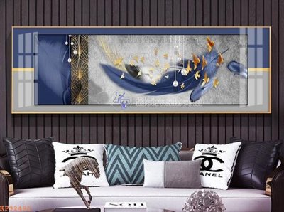 File tranh in trần File tranh hiện đại pha lê gương KF92492 (ảnh gốc siêu nét)