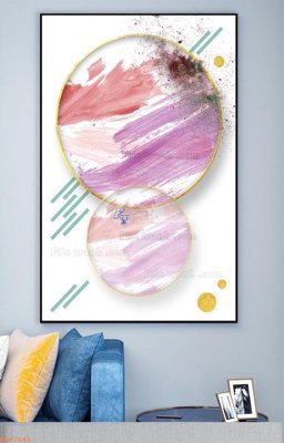 File gốc File tranh hiện đại pha lê gương KF92543 (in mica) làm quà tặng