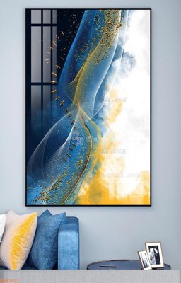 Download file gốc File tranh hiện đại pha lê gương KF92551 (in lụa) nghệ thuật