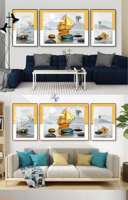 Tải về hình ảnh gốc File tranh hiện đại pha lê gương KF92575 sắc nét