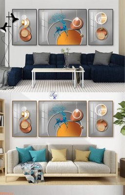 Download file gốc File tranh hiện đại pha lê gương KF92622 (in lụa) nghệ thuật