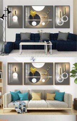 File gốc File tranh hiện đại pha lê gương KF92632 (cho in ấn) từ kho Filetranh