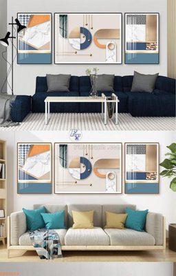 File PSD File tranh hiện đại pha lê gương KF92659 (gốc) nhiều lớp (multi-layer)