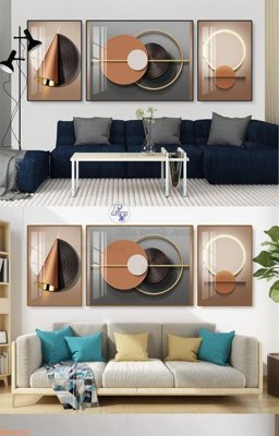 File gốc File tranh hiện đại pha lê gương KF92692 (ảnh chi tiết) để in trần