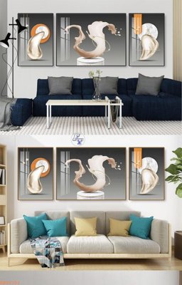 File gốc File tranh hiện đại pha lê gương KF92701 (dành cho quảng cáo)