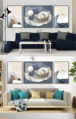 File gốc File tranh hiện đại pha lê gương KF92703 (bản quyền) cho in ấn