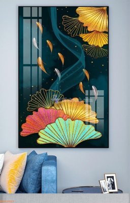 Tải về hình ảnh gốc File tranh hiện đại pha lê gương KF92803 sắc nét