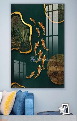 File gốc File tranh hiện đại pha lê gương KF92817 (trang trí) cho phòng khách