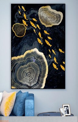 File tranh File tranh hiện đại pha lê gương KF92828 (ảnh gốc) không bị mờ