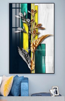 File ảnh File tranh hiện đại pha lê gương KF92832 (gốc) trang trí khách sạn