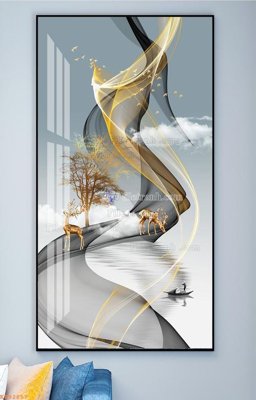 Tải file gốc File tranh hiện đại pha lê gương KF92857 (in không vỡ ảnh)