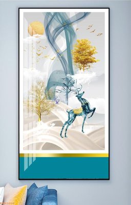 Tệp tin gốc File tranh hiện đại pha lê gương KF92860 (chất lượng cao) File tranh hiện đại pha lê gương KF92860