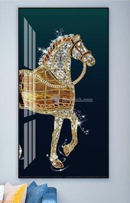 File tranh File tranh hiện đại pha lê gương KF92958 (bản gốc) trang trí văn phòng