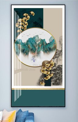 File PSD File tranh hiện đại pha lê gương KF92989 (bản gốc) cho nhà in