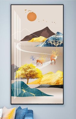 File PSD File tranh hiện đại pha lê gương KF93048 (bản gốc) chất lượng nhất