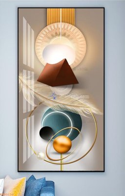 File gốc File tranh hiện đại pha lê gương KF93132 (chuẩn màu) cho in offset