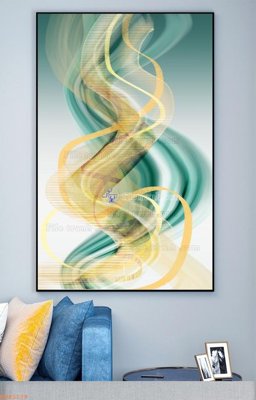 File gốc File tranh hiện đại pha lê gương KF93179 (chuẩn CMYK) cho nhà in