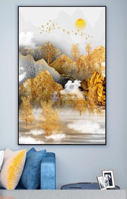 Download file gốc File tranh hiện đại pha lê gương KF93184 (in mica) trong suốt