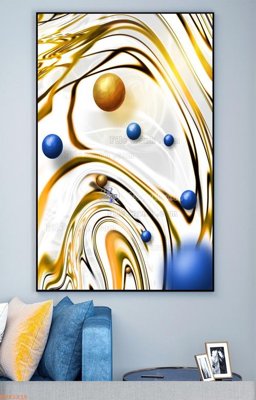 File ảnh File tranh hiện đại pha lê gương KF93216 (gốc) in PP, decal